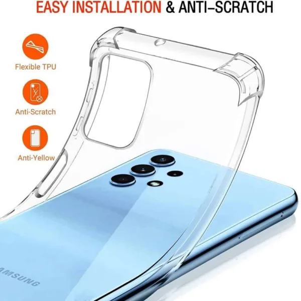 Capa Samsung Galaxy A03 Anti Choque - Transparente