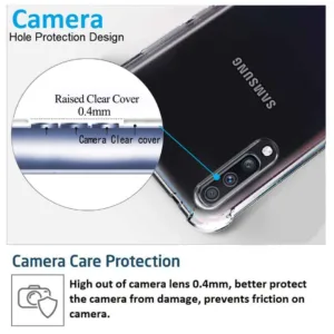 Capa Samsung Galaxy A70 Anti Choque - Transparente