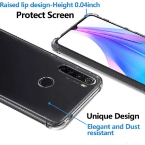 Capa Xiaomi Redmi Note 8T Anti Choque - Transparente - Image 3