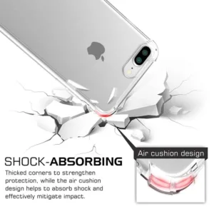 Capa iPhone 7 Plus | iPhone 8 Plus Anti-Choque - Transparent - Image 3