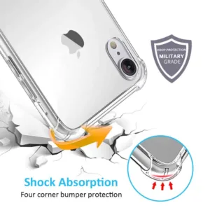 Capa iPhone XR Anti-Choque  -Transparent - Image 2