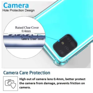 Capa Samsung Galaxy A51 Anti Choque -Transparente