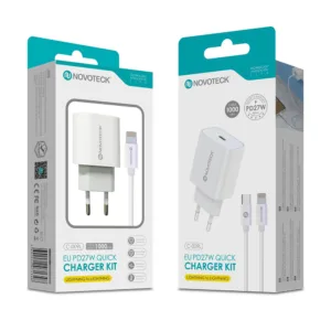 Carregador Lightning iPhone 11-14 com Cabo PD 27W