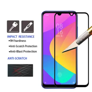 Película de Vidro Temperado Xiaomi Mi CC9E - 5D Full Glue