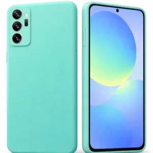 Capa Samsung Galaxy A26 Silicone Líquido - Verde Água