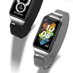 Bracelete em aco inoxidavel para Huawei Band7 i Huawei Band 6/6 Pro