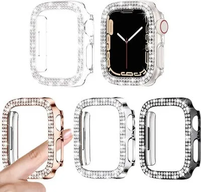 Capa protetora brilhante para Apple Watch Series 7, iWatch 6 Capa protetora brilhante para Apple Watch Series 7, iWatch 6