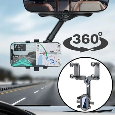Suporte auto para telemovel retrovisor - rotacao 360