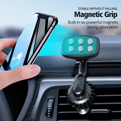 Suporte magnetico auto para telemovel grelha de ventilacao - rotacao 360 Suporte magnetico auto para telemovel grelha de ventilacao - rotacao 360