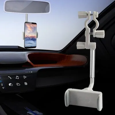 Suporte auto para telemovel retrovisor - rotacao 360 Suporte auto para telemovel retrovisor - rotacao 360