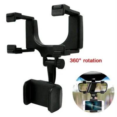 Suporte auto para telemovel retrovisor - rotacao 360 Suporte auto para telemovel retrovisor - rotacao 360