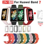 Bracelete de silicone para Huawei Watch Band 7, Huawei Band 7