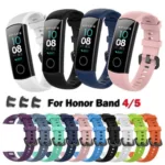 Bracelete de silicone para Honor Band 4 5 Smart Accessories