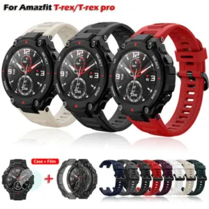 Bracelete de silicone para Amazfit T-Rex Pro