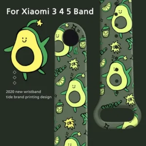 Bracelete TPU para Mi Band 7 6 5 4 3 Printed