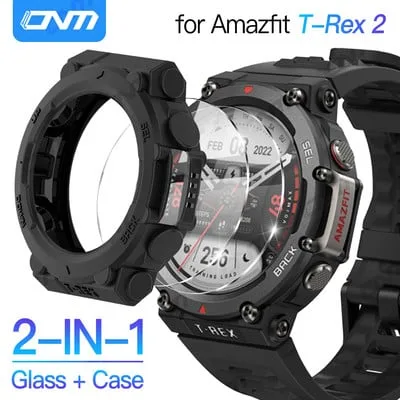 Pelicula de vidro em vidro temperado para Amazfit T Rex 2, Amazfit TRex 2, Huami Amazfit T Rex 2 Pelicula de vidro em vidro temperado para Amazfit T Rex 2, Amazfit TRex 2, Huami Amazfit T Rex 2