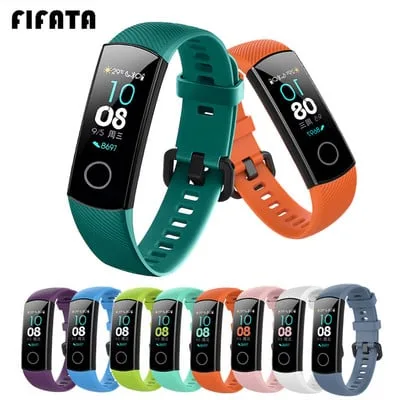 Bracelete de silicone para Honor Band 4 5 Narukvice Bracelete de silicone para Honor Band 4 5 Narukvice