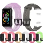 Bracelete transparente para Huawei Band 6, Honor Band 6
