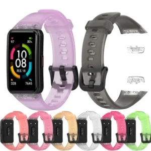 Bracelete transparente para Huawei Band 6, Honor Band 6