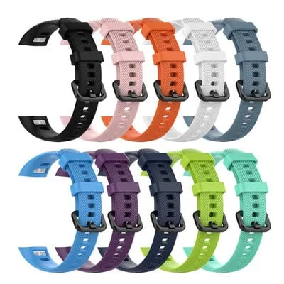 Bracelete de silicone para Honor Band 5 Sportski silikonski Bracelete de silicone para Honor Band 5 Sportski silikonski