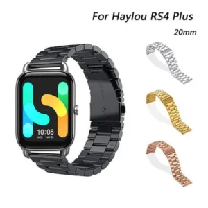 Bracelete em aco inoxidavel para Haylou RS4 Plus LS11