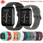 Bracelete de silicone para Realme Watch 2/2 pro, Realme Watch S/S pro