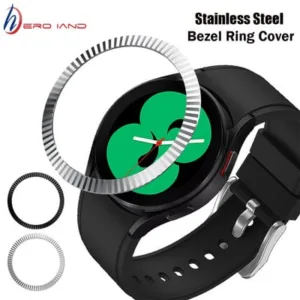 Capa protetora em aco inoxidavel para Samsung galaxy watch 4 Classic 42mm 46mm /Watch 3 41mm 45mm Bezel Ring Stilski okv