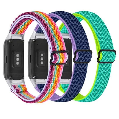 Bracelete de nylon para Samsung Galaxy Watch Fit R370 Sportska, Galaxy Watch Fit R370 Sportska Bracelete de nylon para Samsung Galaxy Watch Fit R370 Sportska, Galaxy Watch Fit R370 Sportska