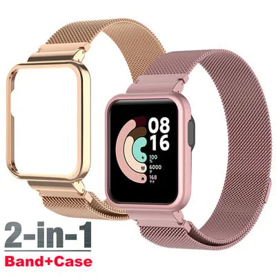 Bracelete em aco inoxidavel magnetica para Redmi Watch 2 Lite, Xiaomi Mi Watch Lite / Redmi Watch 2 Lite Bracelete em aco inoxidavel magnetica para Redmi Watch 2 Lite, Xiaomi Mi Watch Lite / Redmi Watch 2 Lite