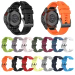 Bracelete de silicone para Garmin Fenix 7 Sapphire Solar Udoban