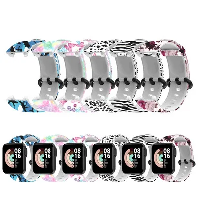 Bracelete de silicone para Xiaomi Mi Watch Lite Redmi Bracelete de silicone para Xiaomi Mi Watch Lite Redmi
