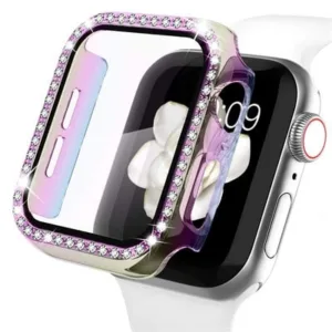 Pelicula de vidro brilhante para Apple Watch 45mm, iwatchSE