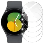 Pelicula de vidro em vidro temperado para Samsung Galaxy Watch 6 5 4 40/44 mm Classic 42/46 mm 43/47 mm Watch 5 Pro Anti