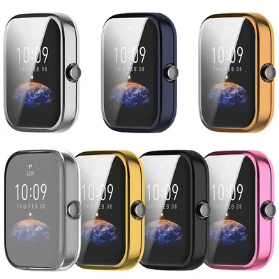 Capa protetora TPU para Amazfit Bip 3 3pro, Amazfit Capa protetora TPU para Amazfit Bip 3 3pro, Amazfit