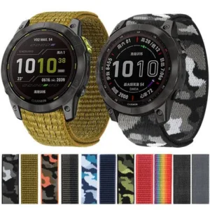 Bracelete de nylon para Garmin Fenix 7X 7 6X 6 Pro 5X 5 Forerunner 935