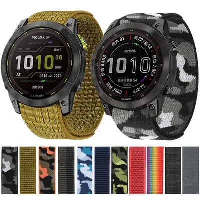 Bracelete de nylon para Garmin Fenix 7X 7 6X 6 Pro 5X 5 Forerunner 935 Bracelete de nylon para Garmin Fenix 7X 7 6X 6 Pro 5X 5 Forerunner 935