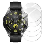 Pelicula de vidro em vidro temperado para Huawei Watch GT4 41 mm / 46 mm, Huawei Watch GT 4 Anti-Scratch Glass Film