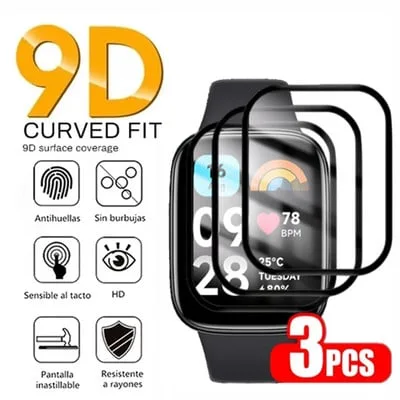 Pelicula de vidro em vidro temperado para Redmi Watch 2 Lite 4 lite 3 Active Film Samrtwatch Mi Poco Watch Lite Pelicula de vidro em vidro temperado para Redmi Watch 2 Lite 4 lite 3 Active Film Samrtwatch Mi Poco Watch Lite