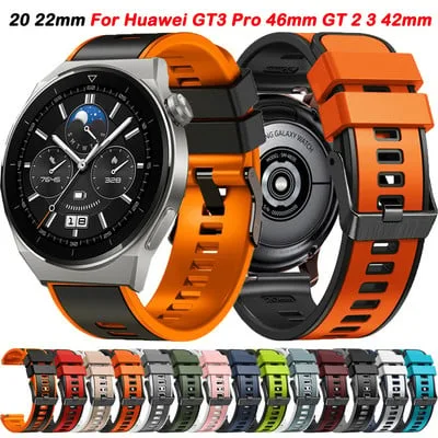 Bracelete de silicone para Huawei Watch GT 3 Pro 46 mm GT4 GT3 GT 2 3 42 mm Pro 46 mm Watch 4 Pro/Honor Magic Band Silik Bracelete de silicone para Huawei Watch GT 3 Pro 46 mm GT4 GT3 GT 2 3 42 mm Pro 46 mm Watch 4 Pro/Honor Magic Band Silik