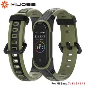 Bracelete de silicone para Mi Band 7, Mi band 7 6