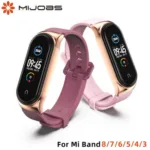 Bracelete de silicone para Mi Band 8 7 6 5 4 3 Pametna