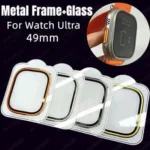 Pelicula de vidro em aco inoxidavel para Apple Watch Ultra 49mm, iWatch Ultra