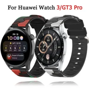Bracelete de silicone para Huawei Watch 3 GT3 Pro Silikonski