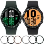 Capa protetora em aco inoxidavel para Galaxy Watch4 Bezel Ring, Samsung Watch 4 5 6 40mm 44mm