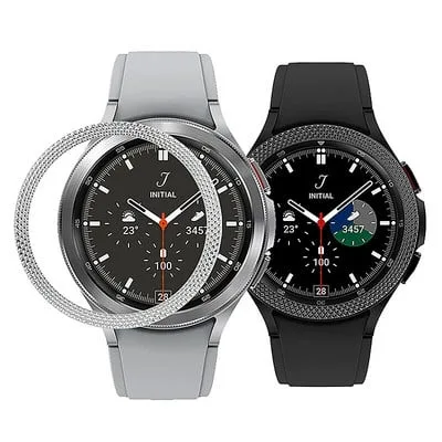 Capa protetora em aco inoxidavel para Samsung Galaxy Watch 4 5 6 44 mm 40 mm Classic 43 mm 47 mm okvir protiv ogrebotina Capa protetora em aco inoxidavel para Samsung Galaxy Watch 4 5 6 44 mm 40 mm Classic 43 mm 47 mm okvir protiv ogrebotina