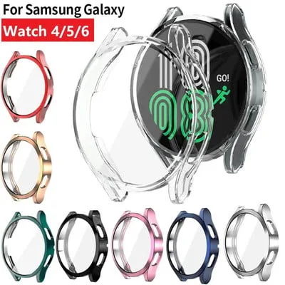Capa protetora TPU para Samsung Galaxy Watch 4/5/6 40mm 44mm, Galaxy Watch 4/5/6 40mm 44mm Capa protetora TPU para Samsung Galaxy Watch 4/5/6 40mm 44mm, Galaxy Watch 4/5/6 40mm 44mm