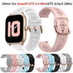 Bracelete de silicone para Amazfit GTS 4/2/2e/3/GTS2 Mini/GTR 42mm