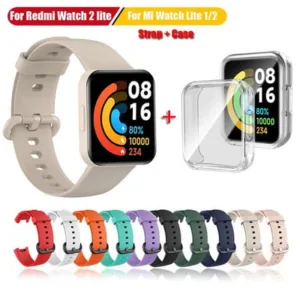 Bracelete de silicone para Redmi Watch 2 Lite, Xiaomi Mi Watch Lite