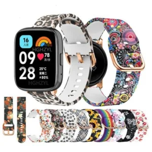 Bracelete de silicone para Redmi Watch 3 Active Smart