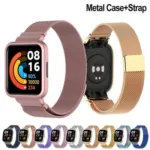 Bracelete em aco inoxidavel magnetica para Redmi Watch 2 Lite